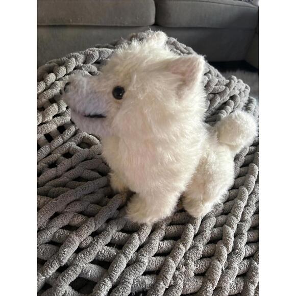 DAKIN Pillow Pets White Husky Dog Rare Vintage 1977 With Tags Plush Collectible - Picture 3 of 7